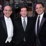 Maestro Garrido (Left), Andres Guanipa (center) and Daniel Sarcos (right)